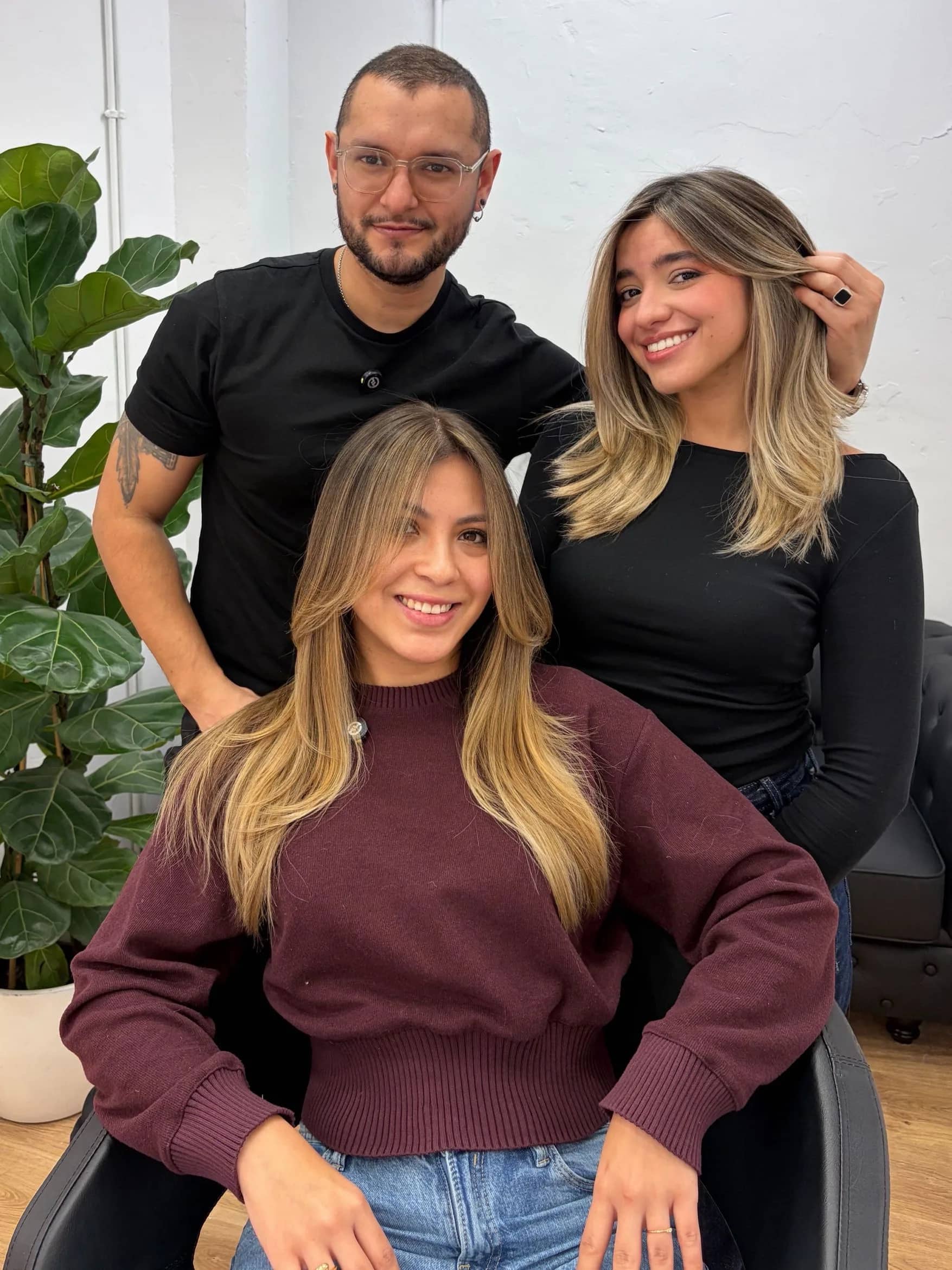 Color rubio personalizado Barcelona Resultado de color rubio con cliente y estilistas en Gago by Andrés Barcelona